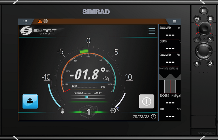 Smartgyro integra i display del gruppo Navico