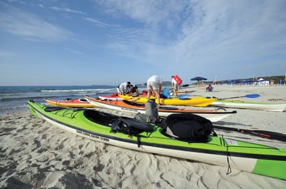 In Giro in Kayak