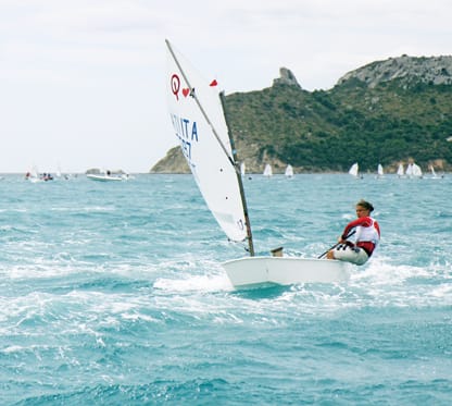 Optimist: Gli italiani del Poetto