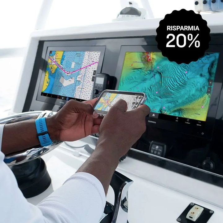 Garmin Navionics+, meno 20%